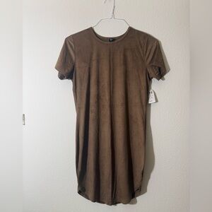 Windsor Brown Suede Dress